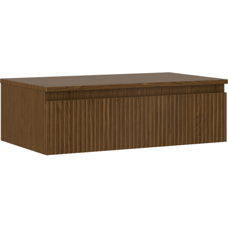 Mexen Rivel шкаф за баня под умивалник 80 cm с плот, 1 чекмедже, орехов - 91A20-08023-1-BFC86