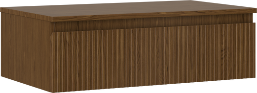 Mexen Rivel шкаф за баня под умивалник 80 cm с плот, 1 чекмедже, орехов - 91A20-08023-1-BFC86