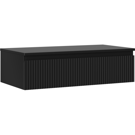 Mexen Rivel шкаф за баня под умивалник 90 см с плот, 1 чекмедже, рифелована,