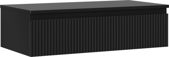 Mexen Rivel шкаф за баня под умивалник 90 см с плот, 1 чекмедже, рифелована,