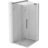 Mexen Rox L плъзгаща се душ кабина 95 x 95 см, прозрачна, gun metal - 8C2L-095-095-95-00