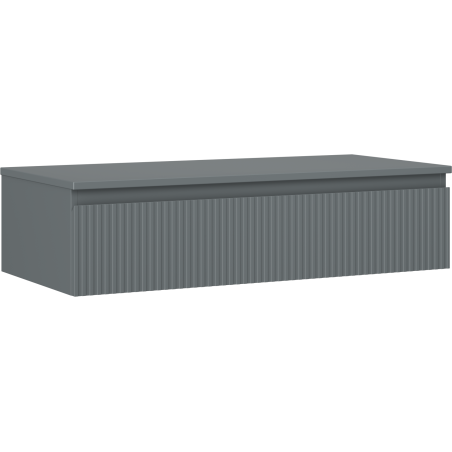 Mexen Rivel баня шкаф под мивка 100 см с плот, 1 чекмедже, рифелован , графит