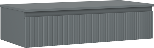 Mexen Rivel баня шкаф под мивка 100 см с плот, 1 чекмедже, рифелован , графит