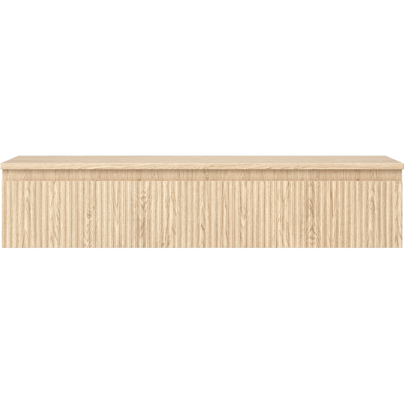 Mexen Rivel баня шкаф за мивка 120 см с плот, 1 чекмедже, релефен, дъб - 91A20-12023-1-BFC81