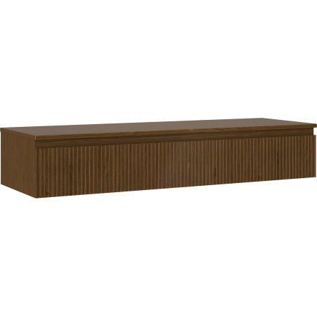 Mexen Rivel баня шкаф под мивка 140 cm с плот, 1 чекмедже, рифлено, орех - 91A20-14023-1-BFC86
