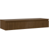 Mexen Rivel баня шкаф под мивка 140 cm с плот, 1 чекмедже, рифлено, орех - 91A20-14023-1-BFC86