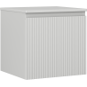 Mexen Rivel шкаф за баня под умивалник 50 см с плот, 1 чекмедже, гофриран, сив