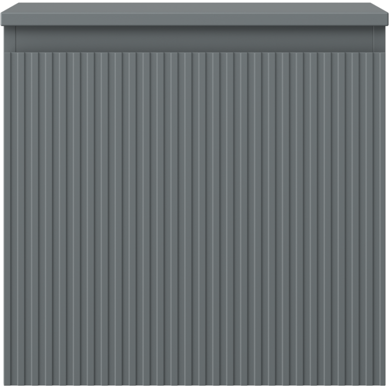 Mexen Rivel шкаф за баня под мивка 50 см с плот, 1 чекмедже, с релеф, графит мат - 91A20-05047-1-BFC66