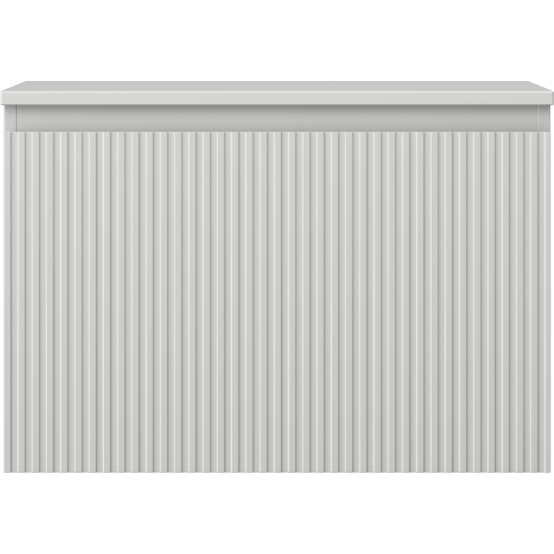 Mexen Rivel баня под умивалник 70 см с плот, 1 чекмедже, оребрена, сив мат - 91A20-07047-1-BFC62