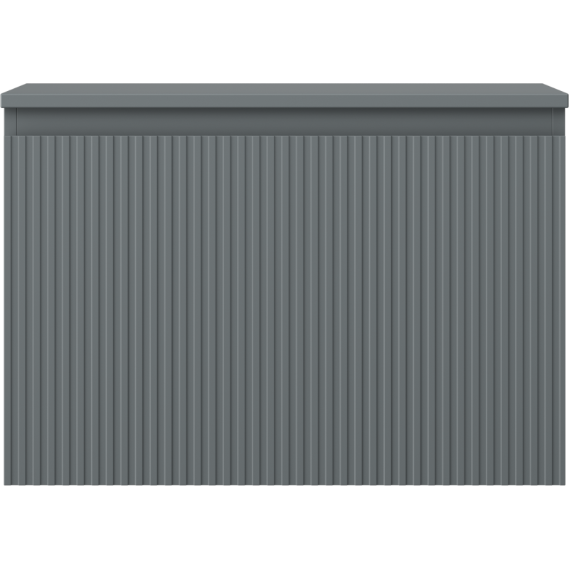 Mexen Rivel баня шкаф под мивка 70 см с плот, 1 чекмедже, гофриран, мат графит - 91A20-07047-1-BFC66