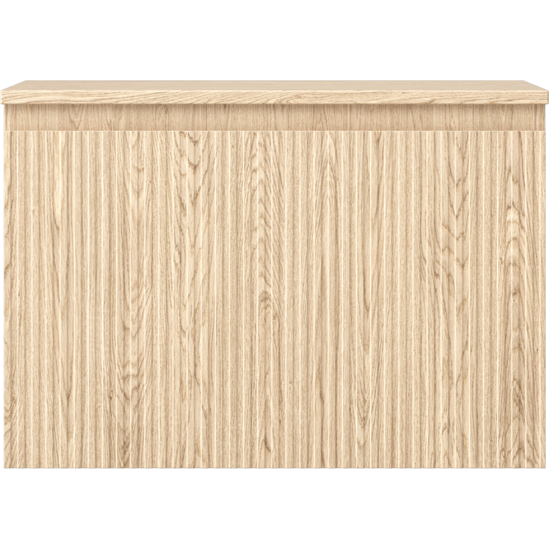 Mexen Rivel баня шкаф под умивалник 70 см с плот, 1 чекмедже, оребрен, дъб