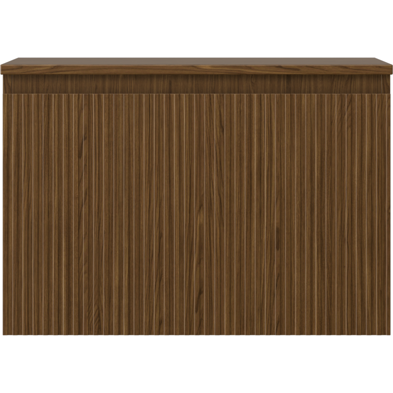 Mexen Rivel баня шкаф под мивка 70 см с плот, 1 чекмедже, рифелован, орех - 91A20-07047-1-BFC86