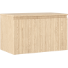Шкаф за баня Mexen Rivel 80 см с плот, 1 чекмедже, оребрена, дъб - 91A20-08047-1-BFC81