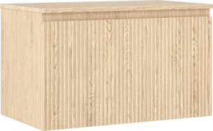 Шкаф за баня Mexen Rivel 80 см с плот, 1 чекмедже, оребрена, дъб - 91A20-08047-1-BFC81