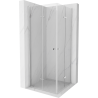Mexen Lima Duo сгъваема душ кабина 80 x 80 cm, прозрачна, хром - 856-080-080-02-00
