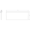 Mexen Rivel шкаф за баня 120 см с плот, 1 чекмедже, релефен, дъб - 91A20-12047-1-BFC81