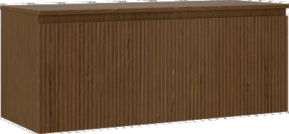 Mexen Rivel баня шкаф под мивка 120 см с плот, 1 чекмедже, орехова структура - 91A20-12047-1-BFC86