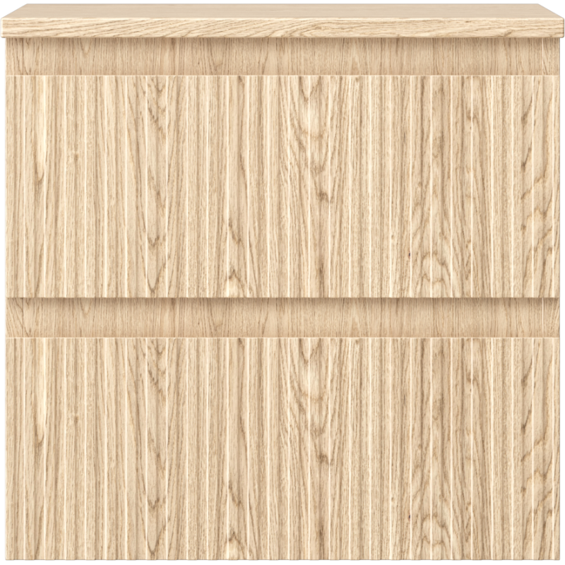 Mexen Rivel шкаф за баня 50 см с плот, 2 чекмеджета, релефен, дъб - 91A20-05047-2-BFFC81