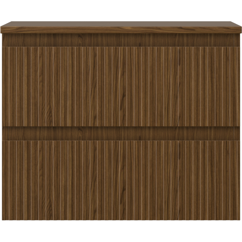 Mexen Rivel шкаф за баня с мивка 60 см с плот, 2 чекмеджета, орехова текстура - 91A20-06047-2-BFFC86