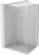 Mexen Rox L плъзгаща се душ кабина 100 x 80 см, прозрачна, матов никел - 8C2L-100-080-97-00