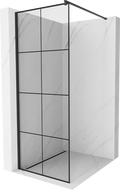 Mexen Kioto душ-преграда Walk-in 90 x 200 см, черна решетка 8 мм, черна - 800-090-101-70-77