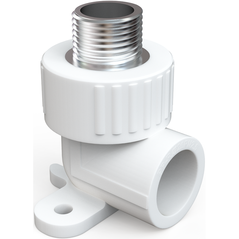 Mexen PPR коляно с държач за заваряване към PPR тръби 25 x 3/4 GZ - W97341-2534M-00