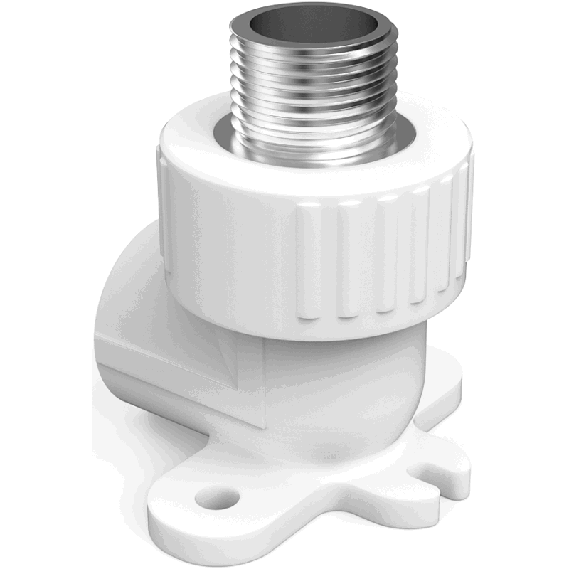 Mexen PPR коляно с държач, заварено за тръби PPR 25 x 3/4 GZ - W97341-2534M-00