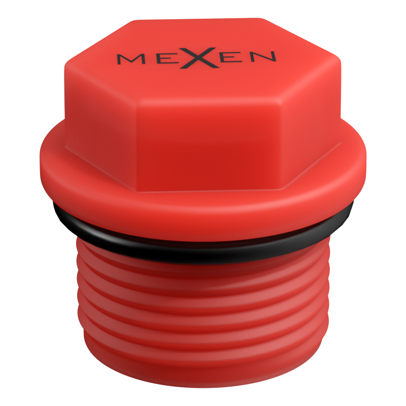 Mexen PPR къс щепсел за проби 1/2 GZ червен - W97343-12-01