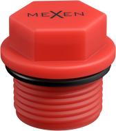 Mexen PPR къс щепсел за проби 1/2 GZ червен - W97343-12-01