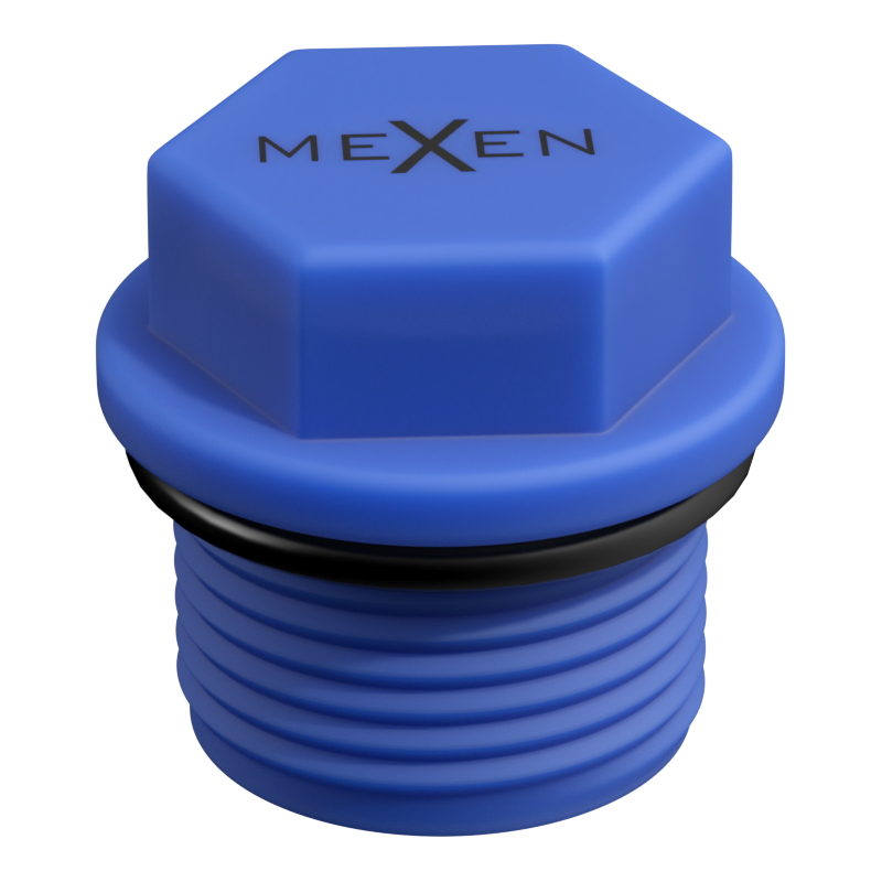 Mexen PPR къс щепсел за проби 1 GZ син - W97343-10-00