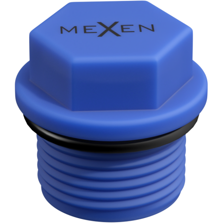Mexen PPR къс щепсел за проби 1 GZ син - W97343-10-00
