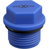 Mexen PPR къс щепсел за проби 1 GZ син - W97343-10-00