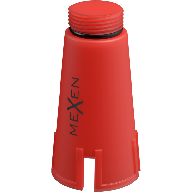 Mexen PPR дълга тапа за проби 1/2 GZ червена - W97344-12-01