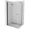 Сгъваем душ кабина Mexen Lima 70 x 120 см, прозрачна, черна - 856-070-120-70-00