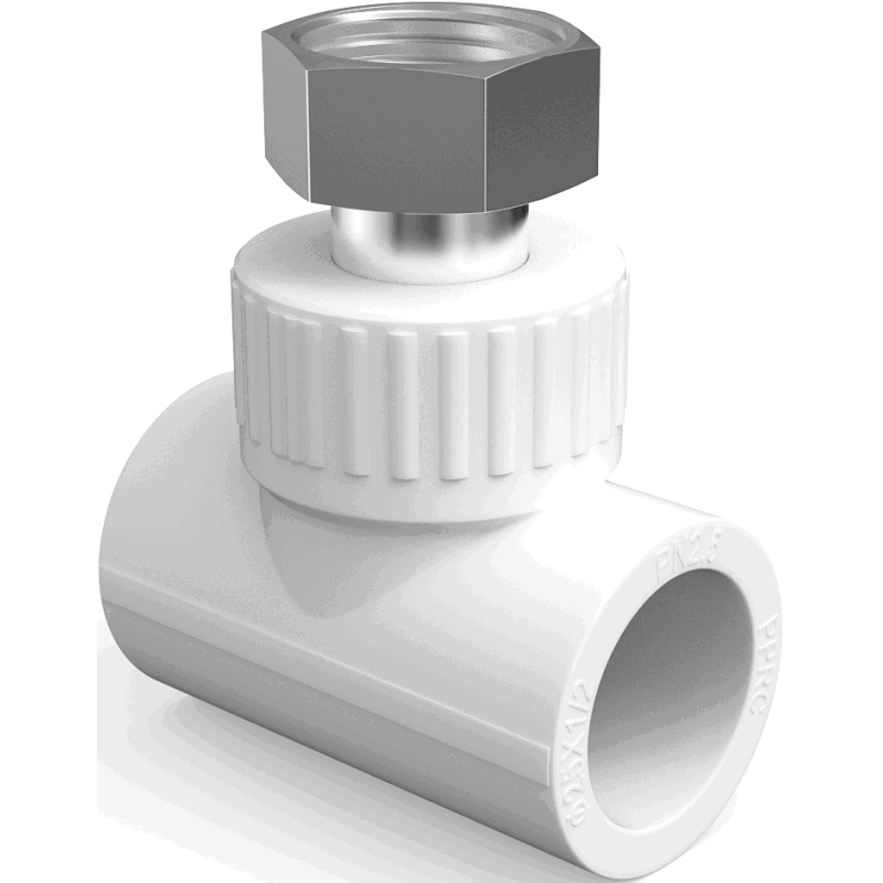 Mexen PPR тройник с полушпилка заварен за PPR тръби 25 x 3/4 GW x 25 - W97347-2534F25-00