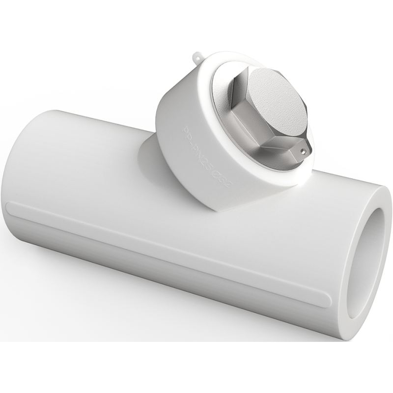 Mexen PPR филтър скосен заварен за тръби PPR 20 x 20, PN20 - W97348-20-00