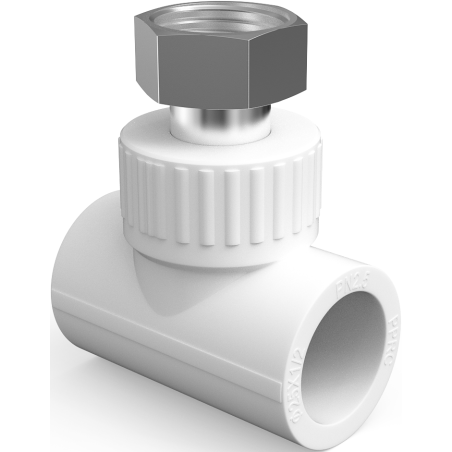 Mexen PPR тройник с полушпилка заварен за тръби PPR 20 x 1/2 GW x 20 - W97347-2012F20-00