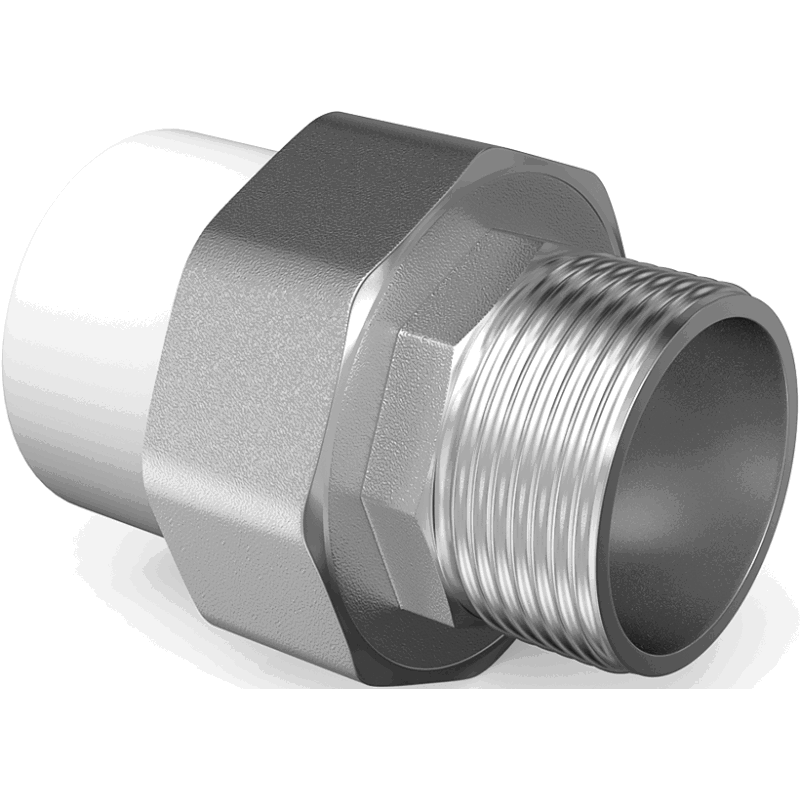 Mexen PPR Винтов фитинг заварен за PPR тръби 20 x 3/4 М - W97356-2034M-00