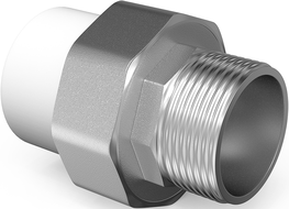 Mexen PPR Винтов фитинг заварен за PPR тръби 20 x 3/4 М - W97356-2034M-00
