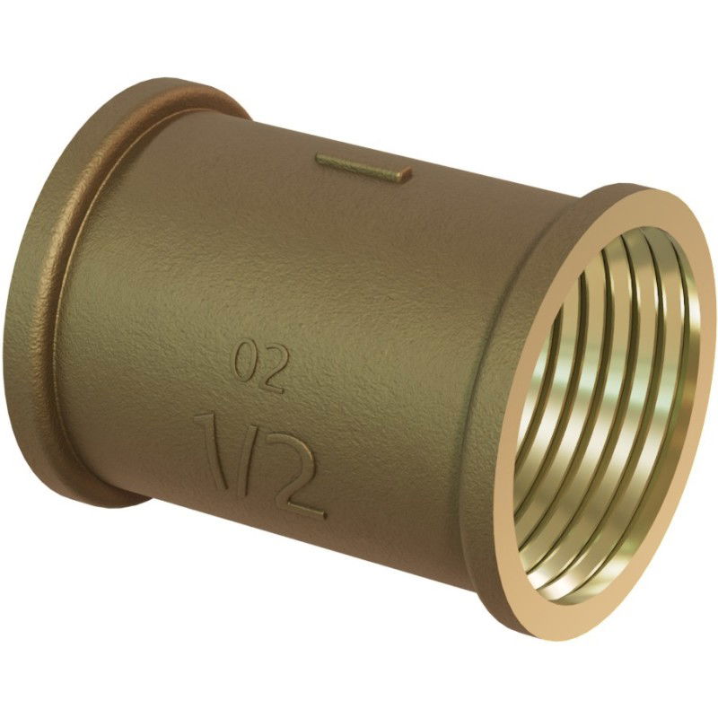 Mexen BRASS месингова муфа 2 GW x 2 GW - W97401-2020