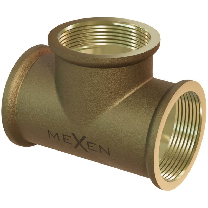 Mexen BRASS месингов тройник 6/4 GW x 6/4 GW x 6/4 GW - W97403-646464