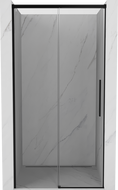 Mexen Rox плъзгащи се душ врати 120 cm, прозрачни, черни - 8C2-120-000-70-00