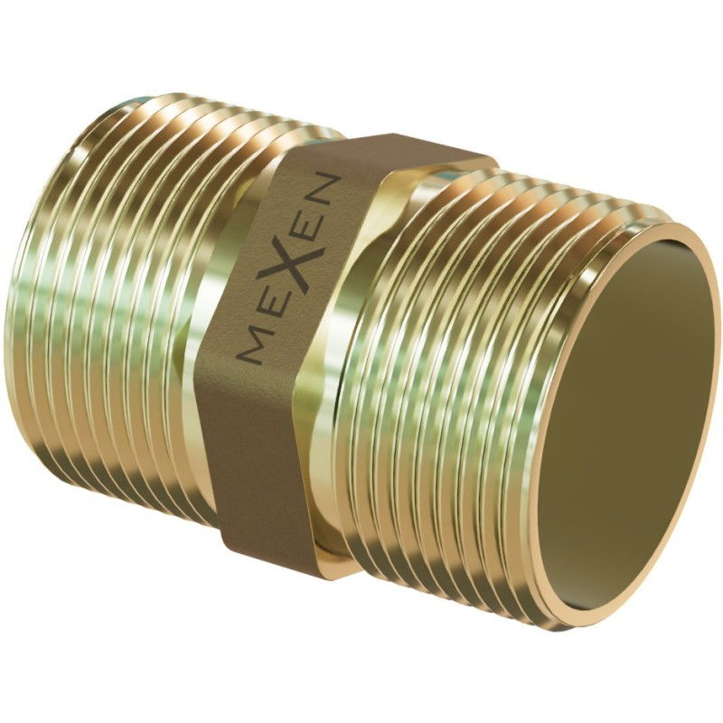 Mexen BRASS месингов нипел 3/8 ВР x 3/8 ВР - W97404-3838