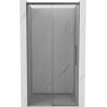 Mexen Rox плъзгащи се душ врати 130 см, прозрачни, gun metal - 8C2-130-000-95-00