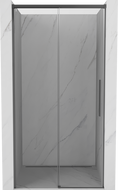 Mexen Rox плъзгащи се душ врати 130 см, прозрачни, gun metal - 8C2-130-000-95-00