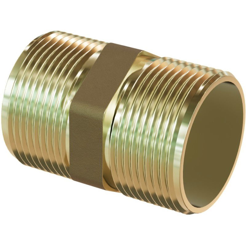 Mexen BRASS месингов нипел 6/4 GZ x 6/4 GZ - W97404-6464