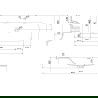 Mexen Orio шкаф за баня 90 см с умивалник Vela, 1 чекмедже, бял мат - 91A10-09023-1-BF01-W23M01