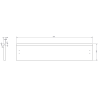 Mexen Orio шкаф 90 см с мивка Vela, 1 чекмедже, графит мат/бял мат - 91A10-09023-1-BF66-W23M01