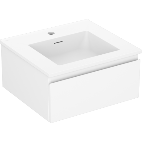 Mexen Orio шкаф за баня 50 см с мивка Otis, 1 чекмедже, бял мат - 91A10-05023-1-BF01-W18M01