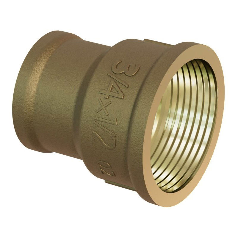 Mexen BRASS месингова редукционна муфа 1/2 GW x 3/8 GW - W97406-1238
